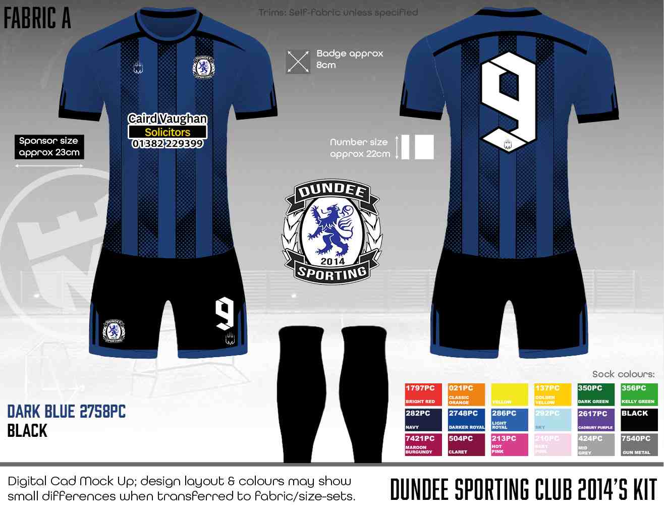 Dundee Sporting Club - Home kit (fabric A)