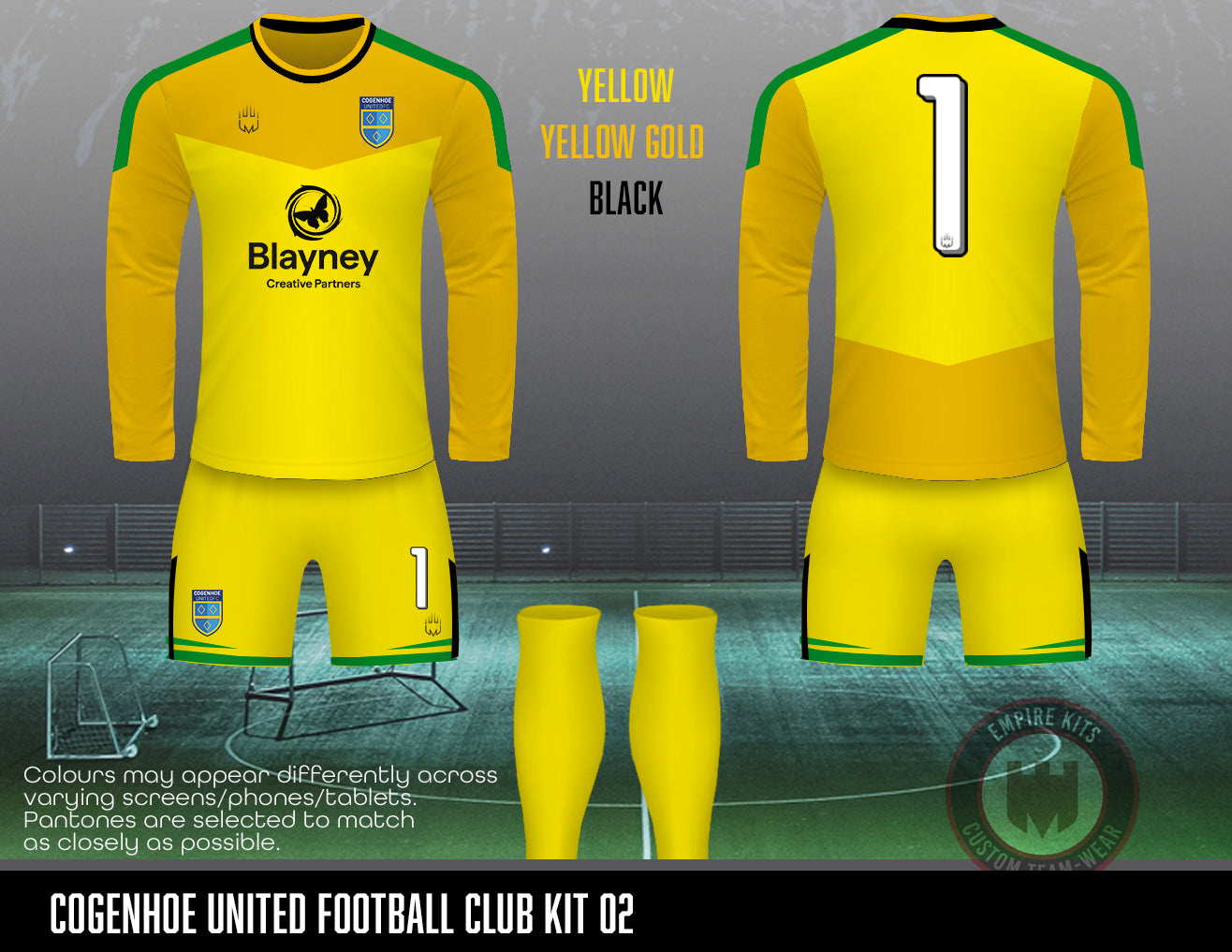 Cogenhoe United Football Club - Home GK kits