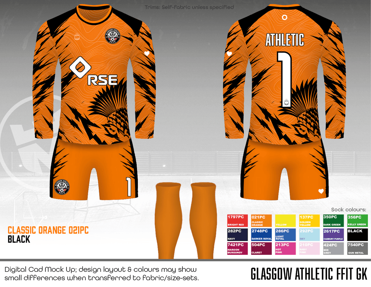 Glasgow Athletic FFIT - GK Kit - Fabric A
