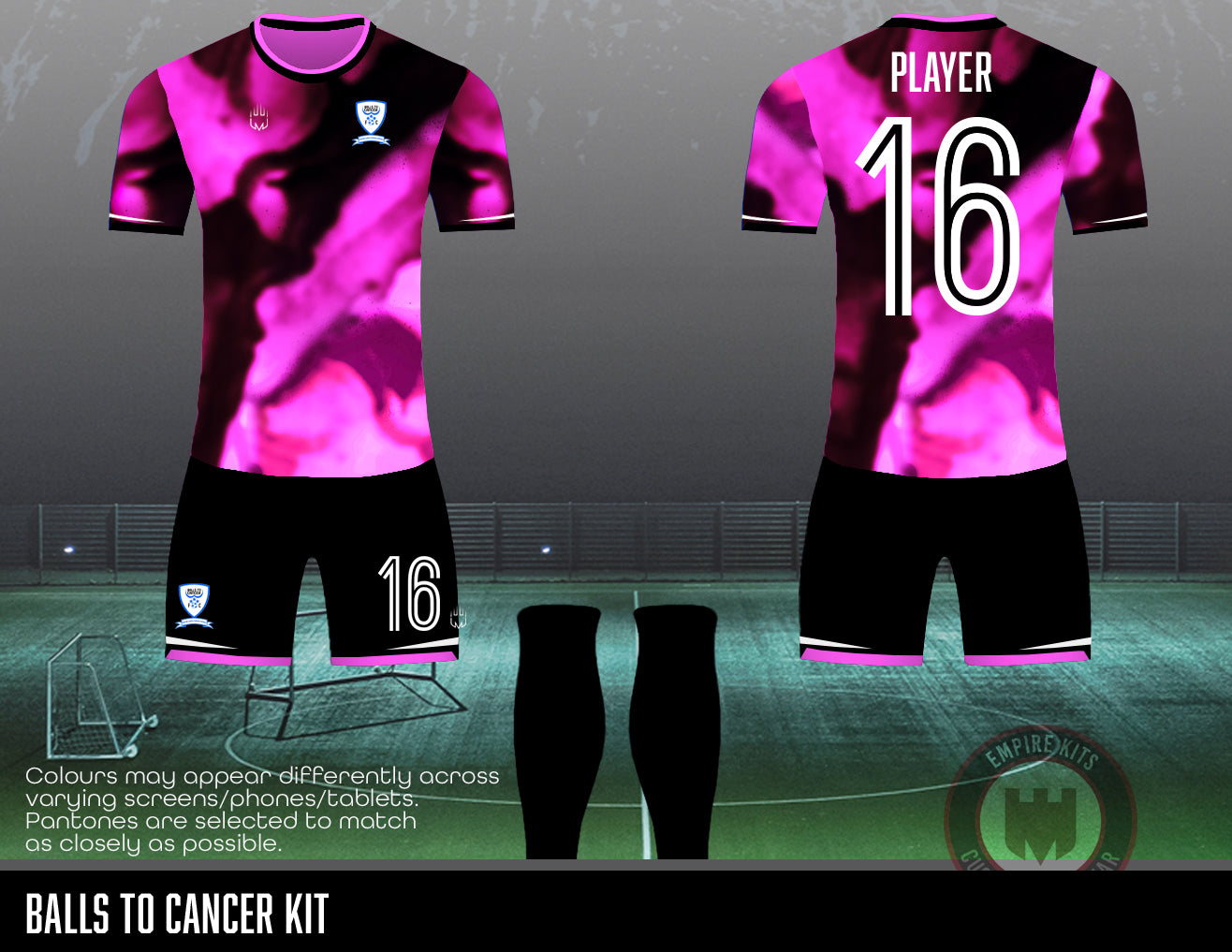 Balls To Cancer - Home Kit (pink) - Fabric A
