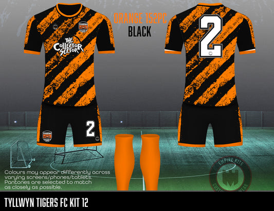 Tyllwyn Tigers FC outfield kit (orange)