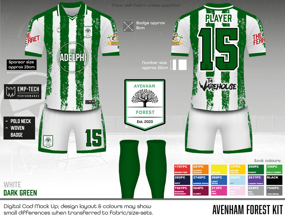 Avenham Forest FC - Home Kit - Emptech Kit