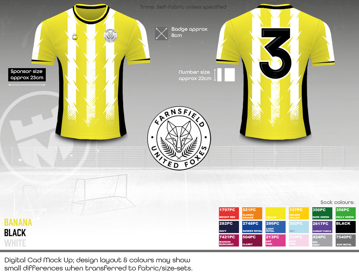 Farnsfield United Foxes - Shirt (Fabric B)