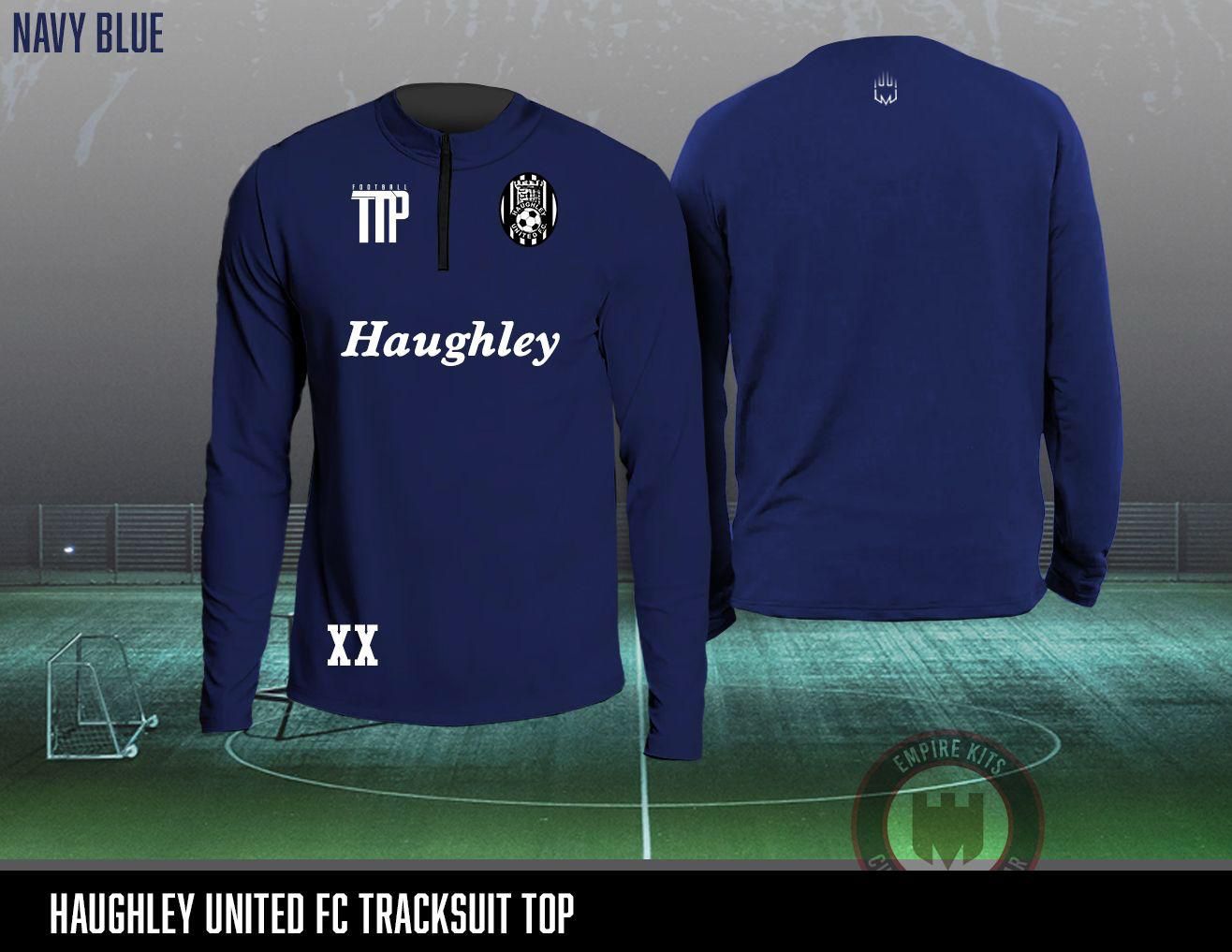 Haughley United FC - 1/4 Zip Tracksuit Top