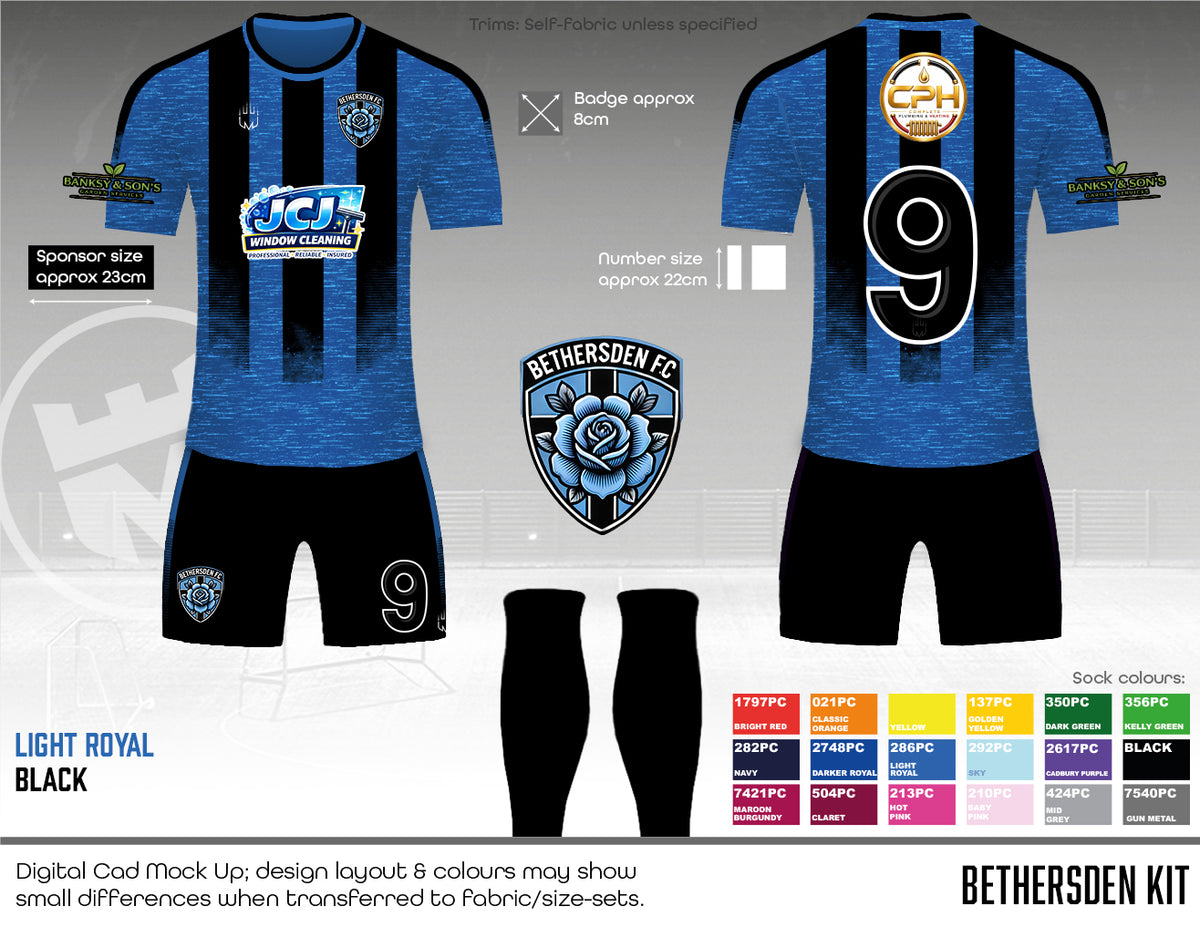 Bethersden FC -Kit - Fabric B