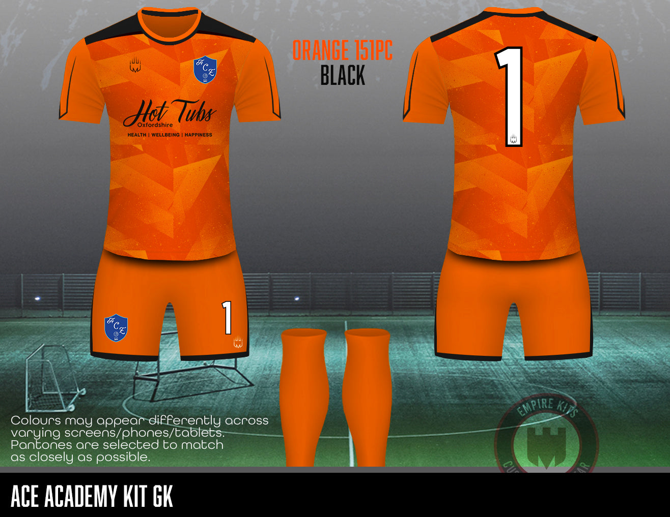 ACE Academy - Outfield kit (orange)