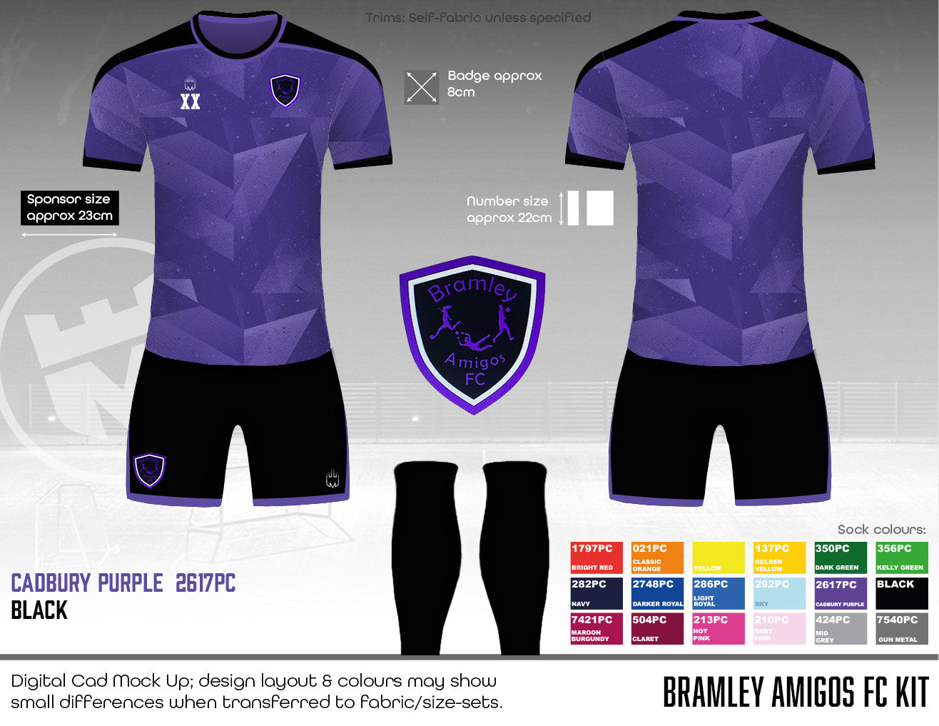 Bramley Amigos Fc - Home kit