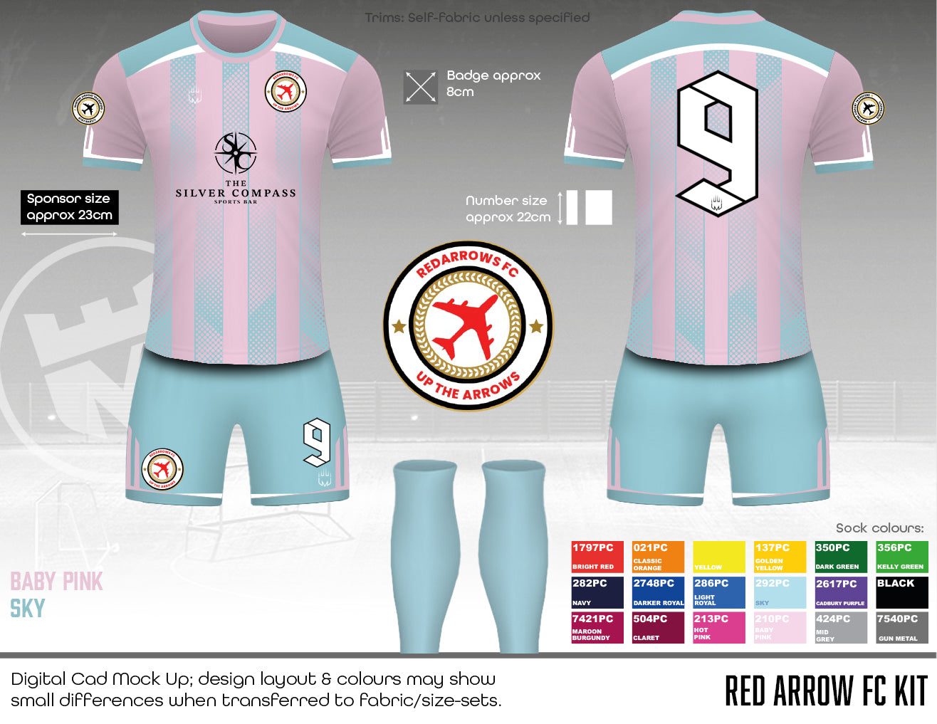 Red Arrow FC - Outfield Kit - Fabric B