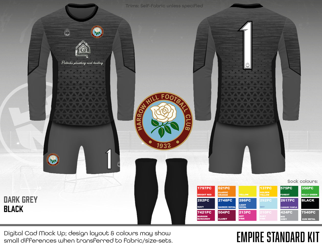 Harrow hill - GK Kit (grey)