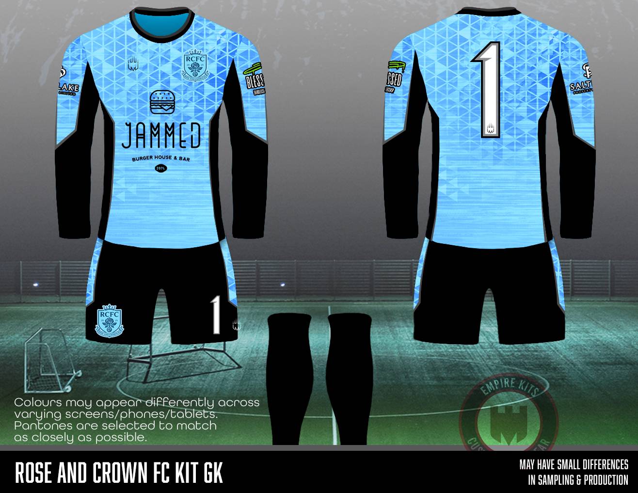 Rose and Crown FC - GK Kits (Fabric A)