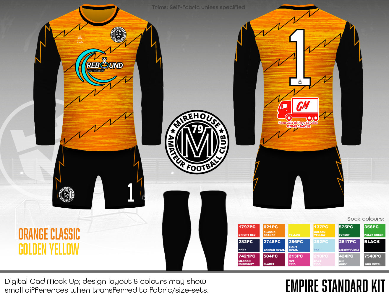 Mirehouse AFC - GK Kit (rebound) - Fabric A