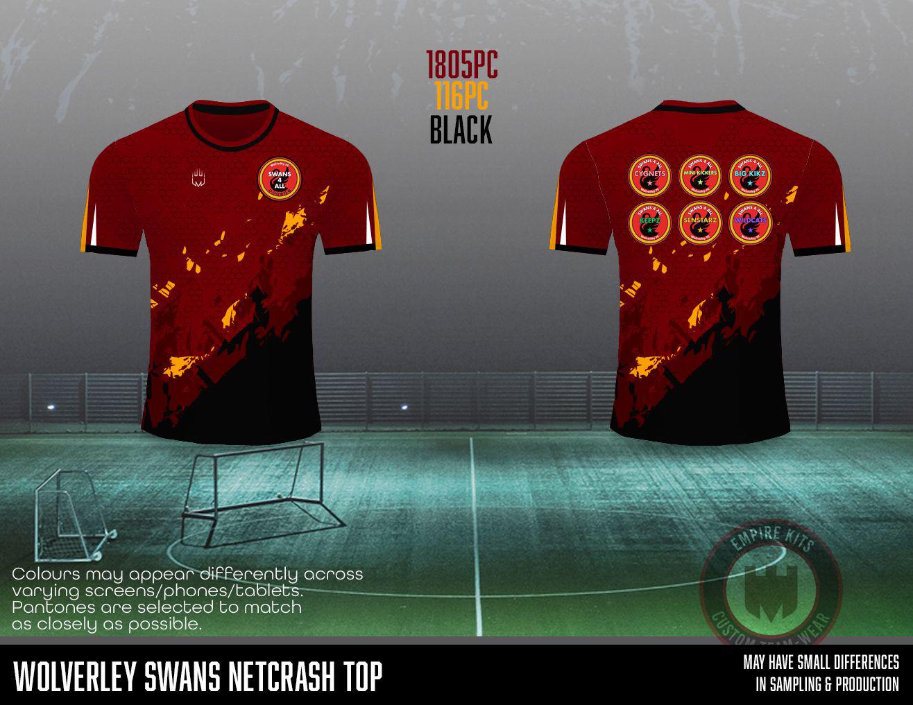 Wolverley FC - Swans 4 All training shirt