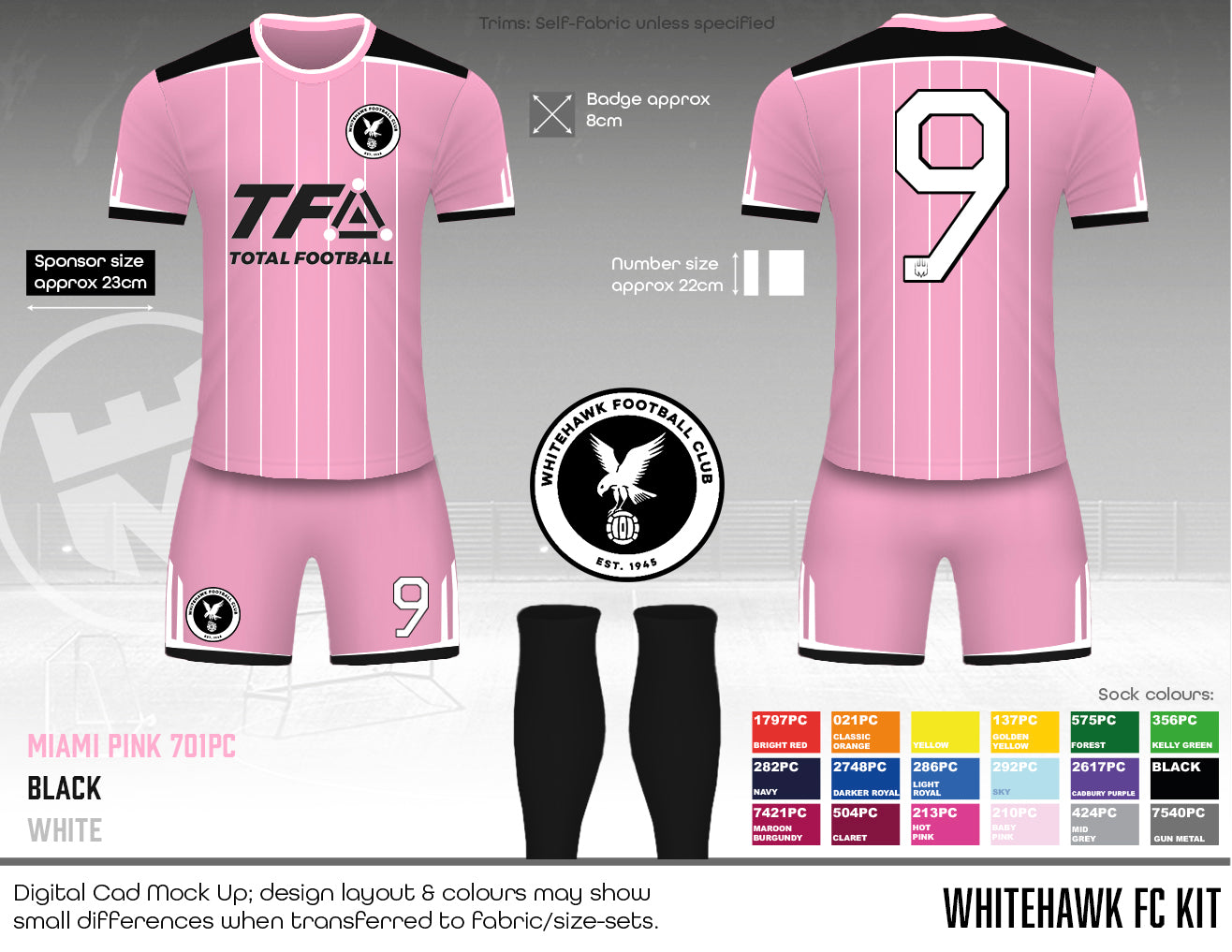 Total Football Association Football Kit (Fabric A)