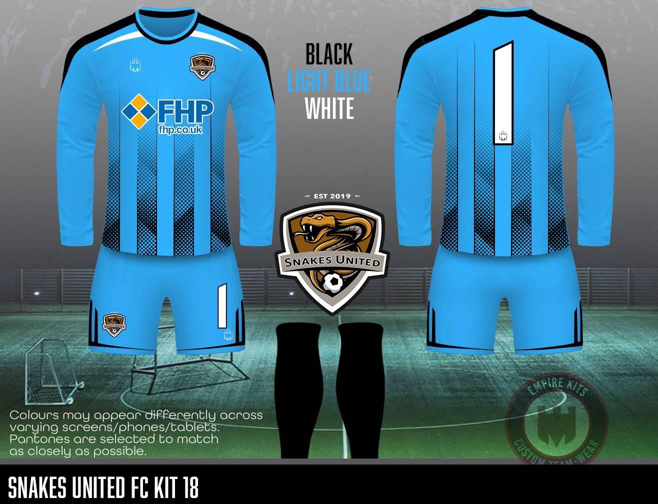 Snakes United FC - GK Kit (blue #18)