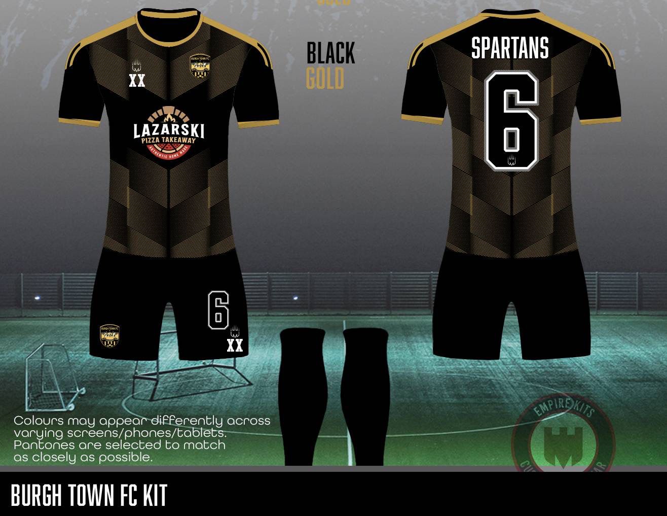 Burgh Town FC - Training kit (LAZARSKI)