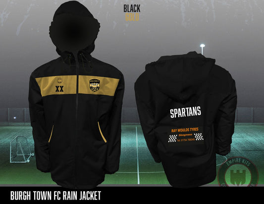 Burgh Town FC Rain Jackets (Ray Woulds Tyres)
