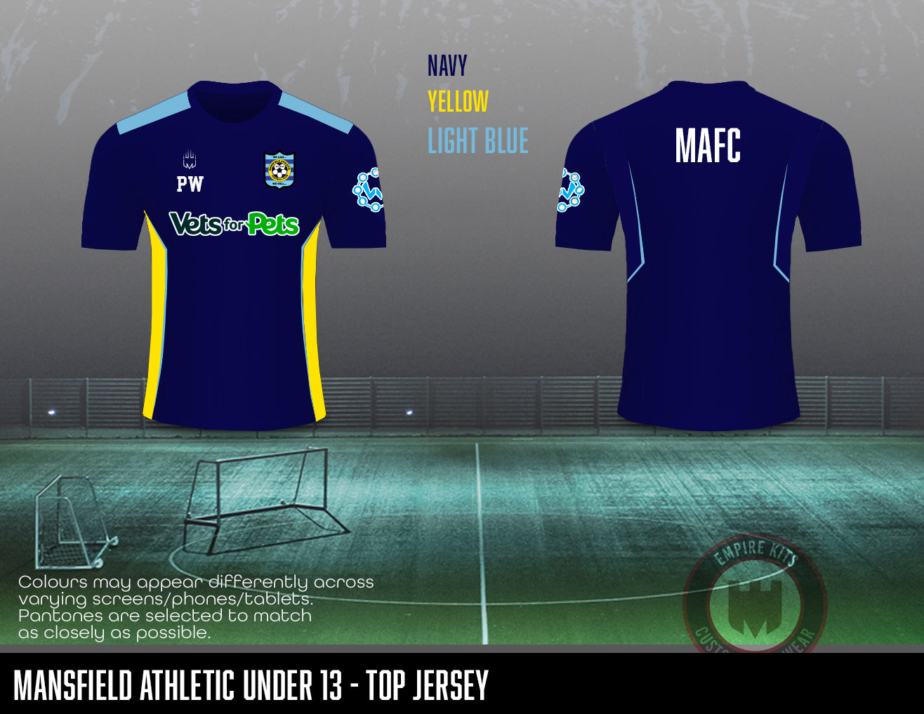 Mansfield Athletic - Training jersey (Under 13)