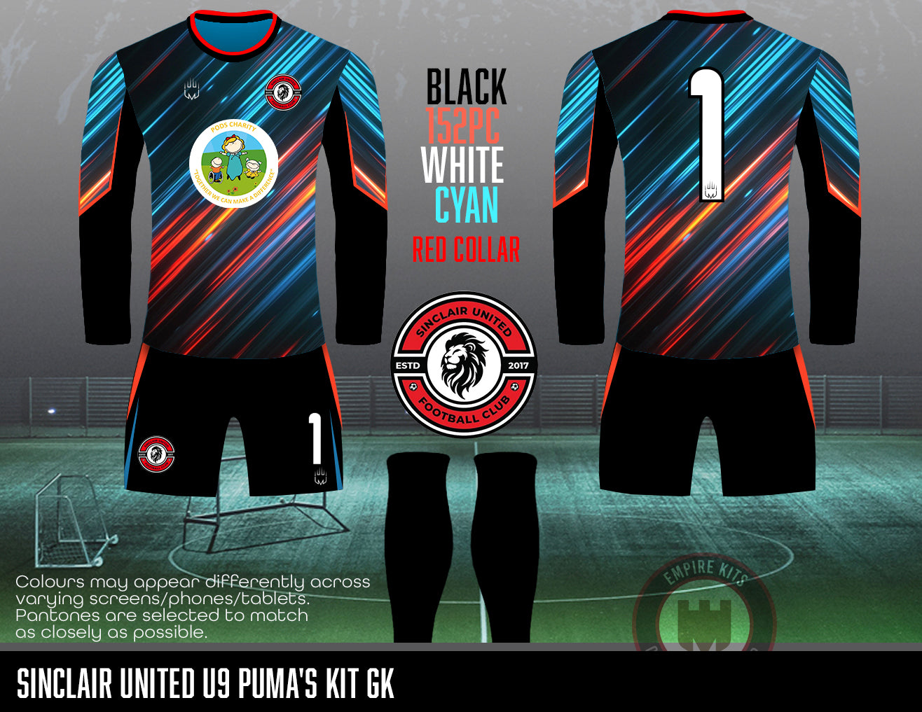 Sinclair United FC - GK Kit (U9 Puma's)