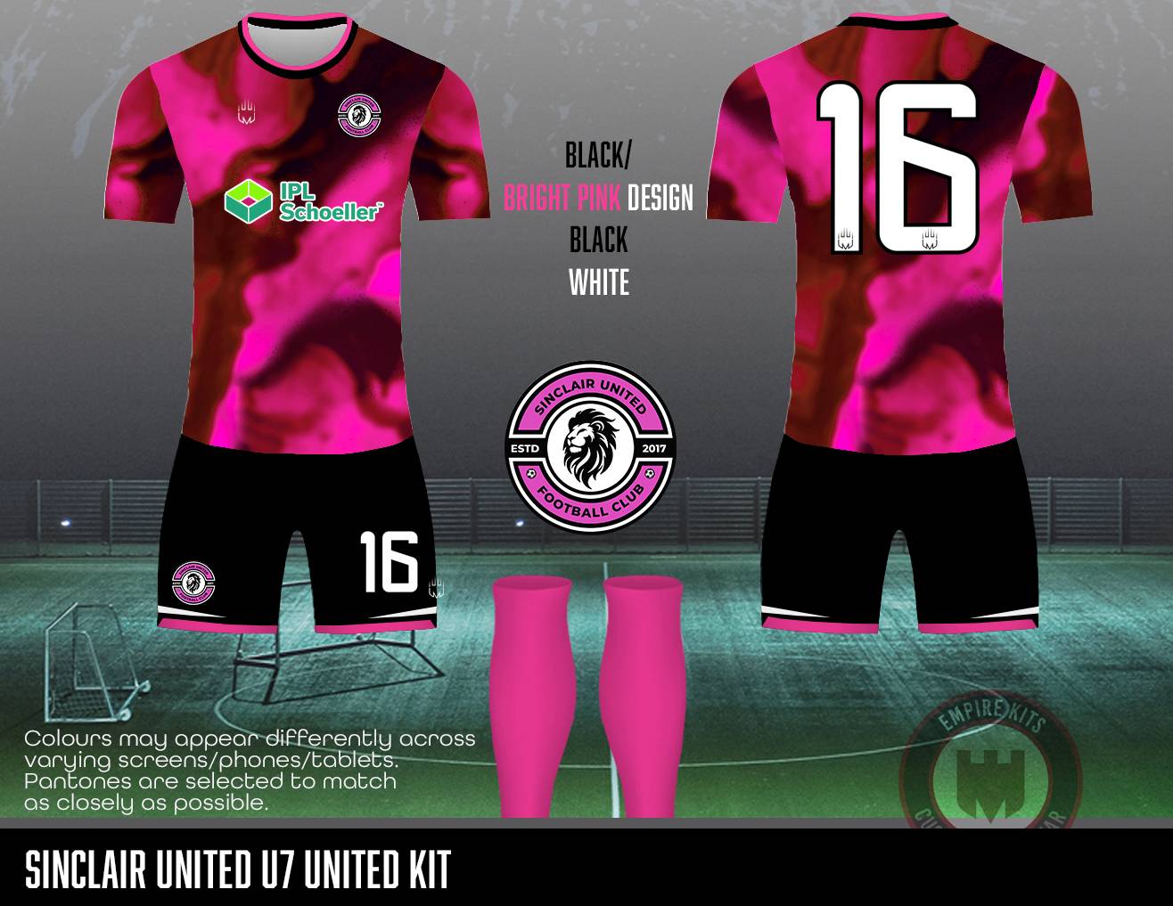Sinclair United FC - Home Kit (U7 United -pink)