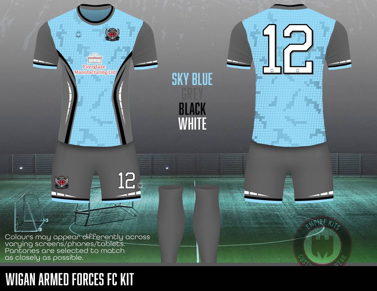 Wigan Armed Forces FC - Home Kit (skyblue)