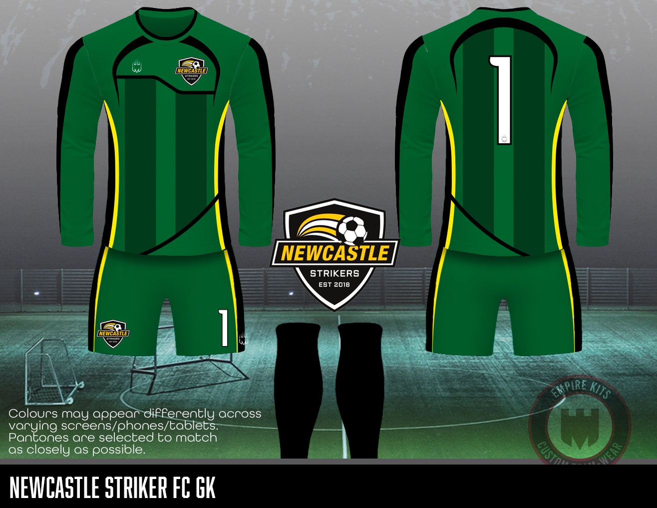 Newcastle Striker FC - GK Home Kit