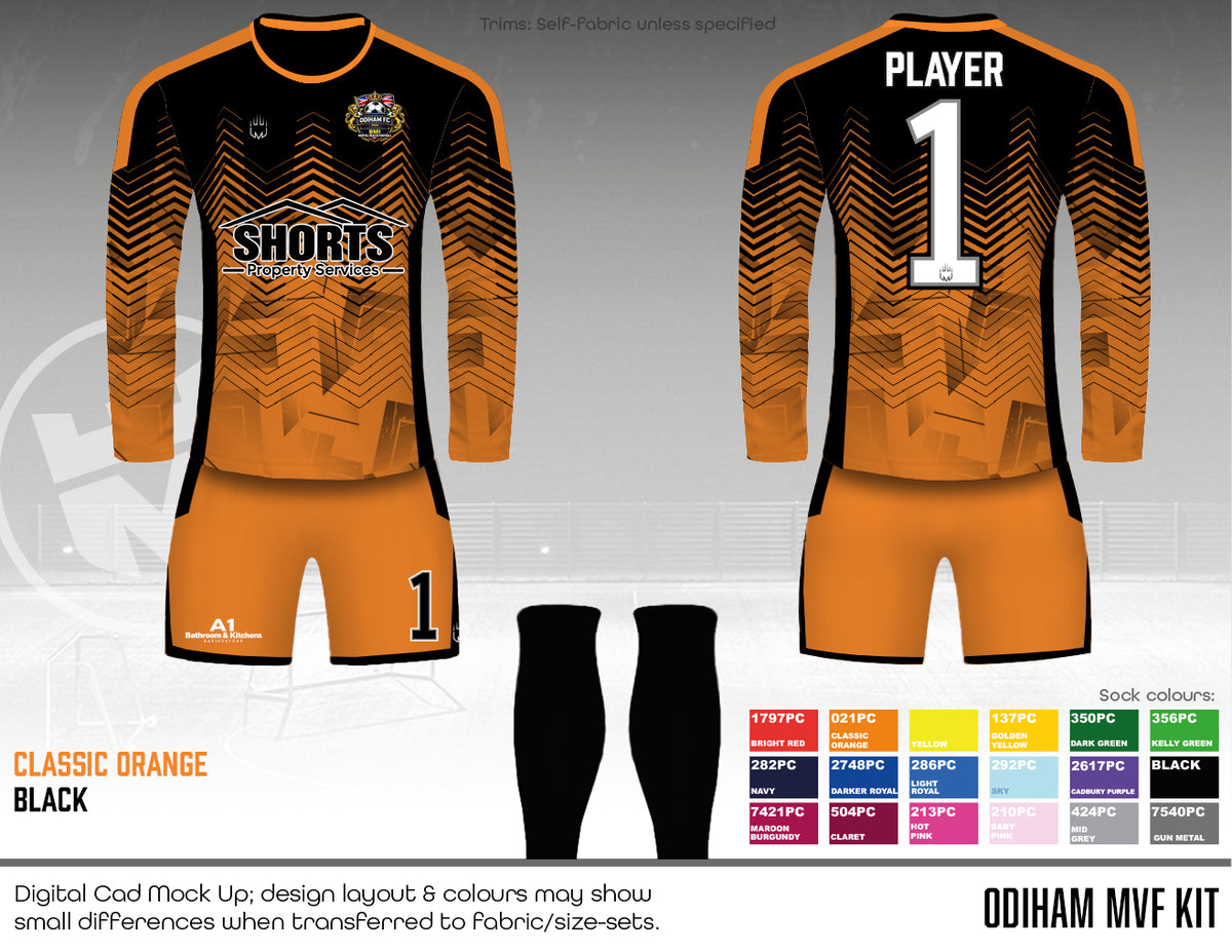 Odiham MvF - GK Kit - Fabric A