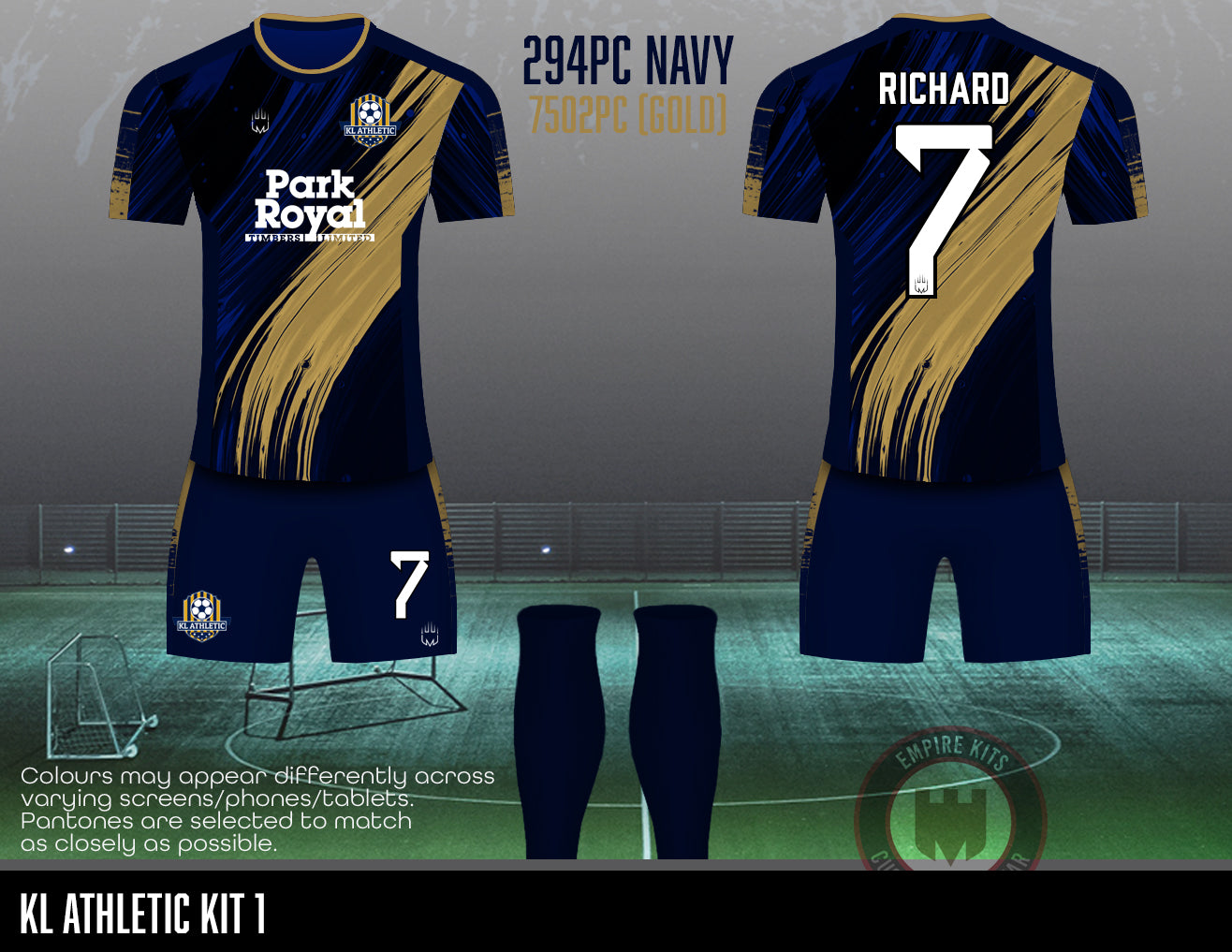 KL Athletic Replacement Kit (Park Royal)
