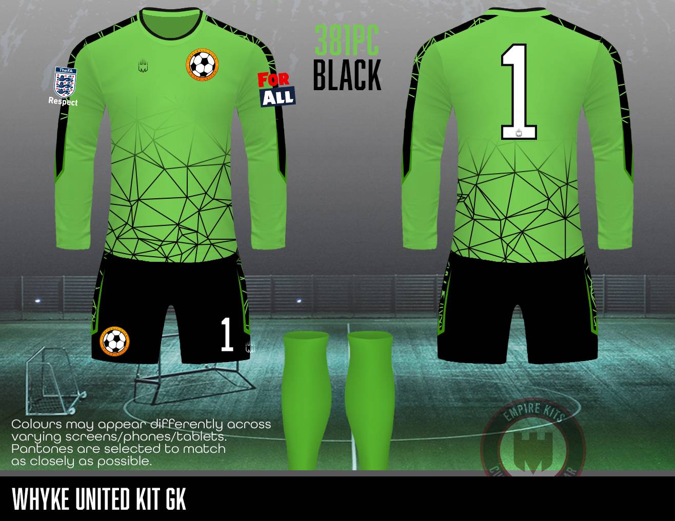Whyke United - REPLACEMENT KIT (NO SPONSOR)