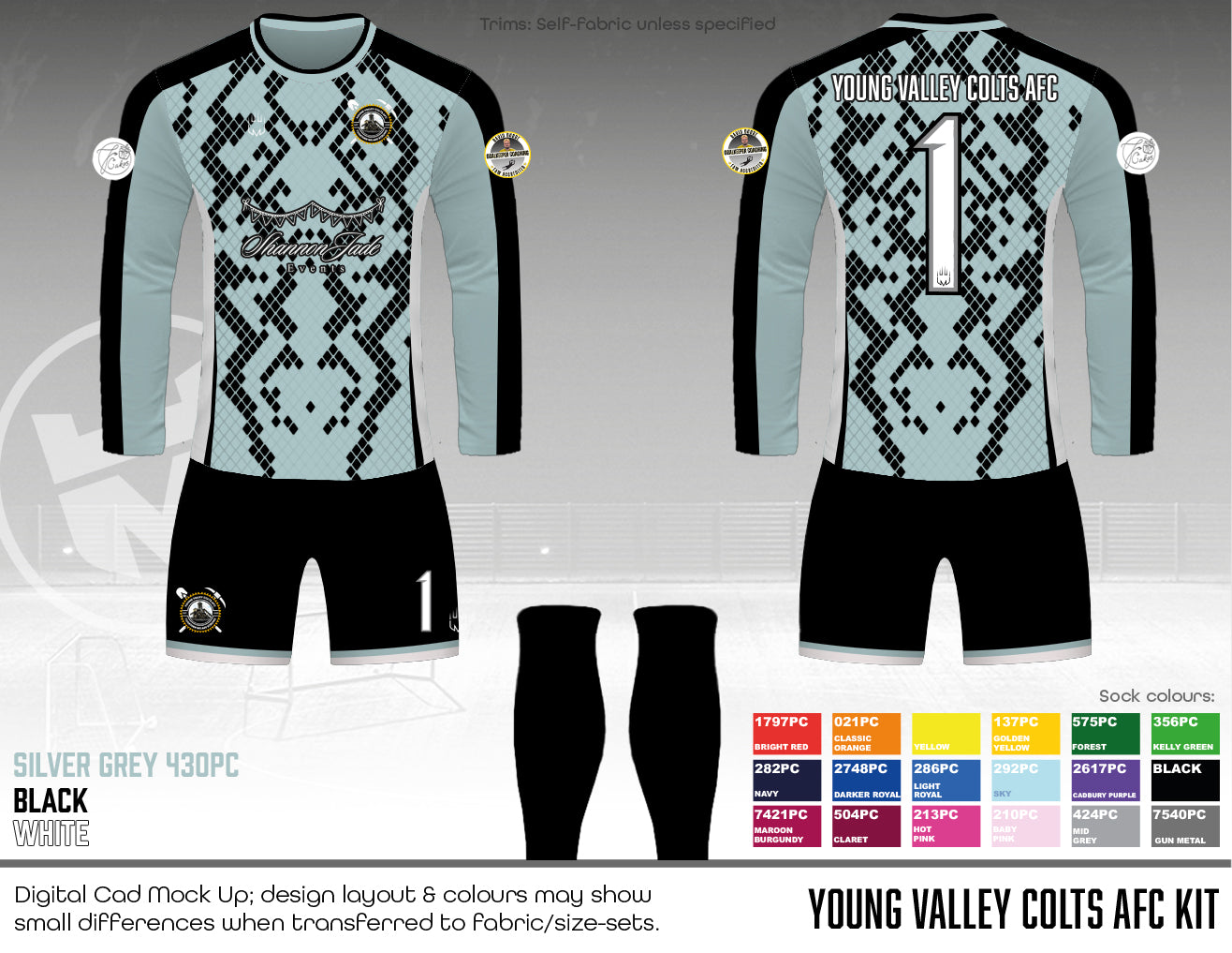 Young Valley Colts AFC - GK Kit - Fabric A