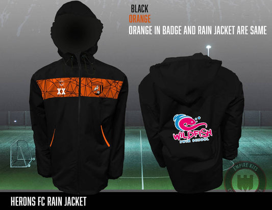 Herons FC Rain Jacket (Wildfish)