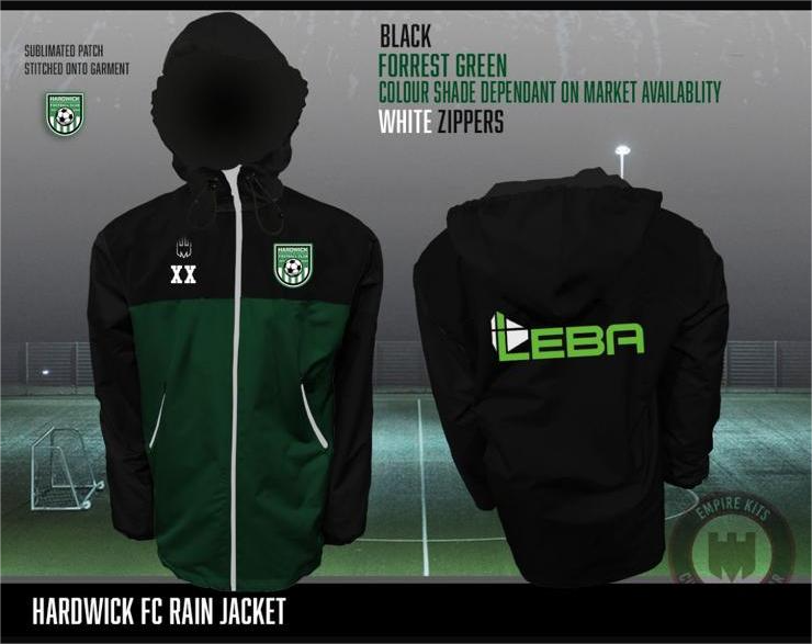 Hardwick FC U12's Rain Jacket