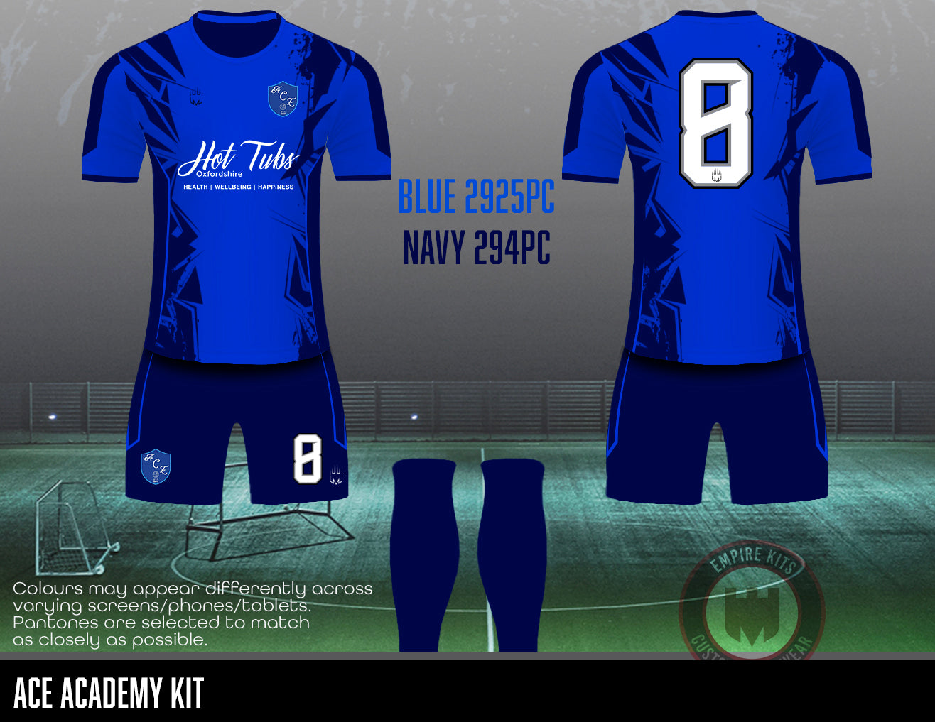 ACE Academy - Outfield kit (blue)