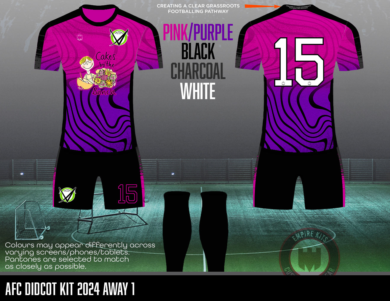 AFC Didcot- REPLACEMENT KIT (Pink / Purple)