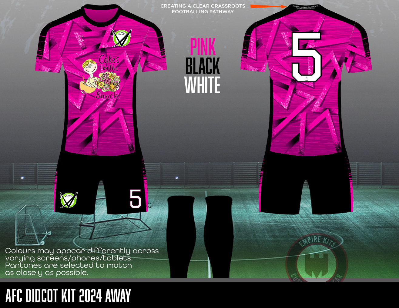 AFC Didcot- REPLACEMENT KIT (Pink / Purple)