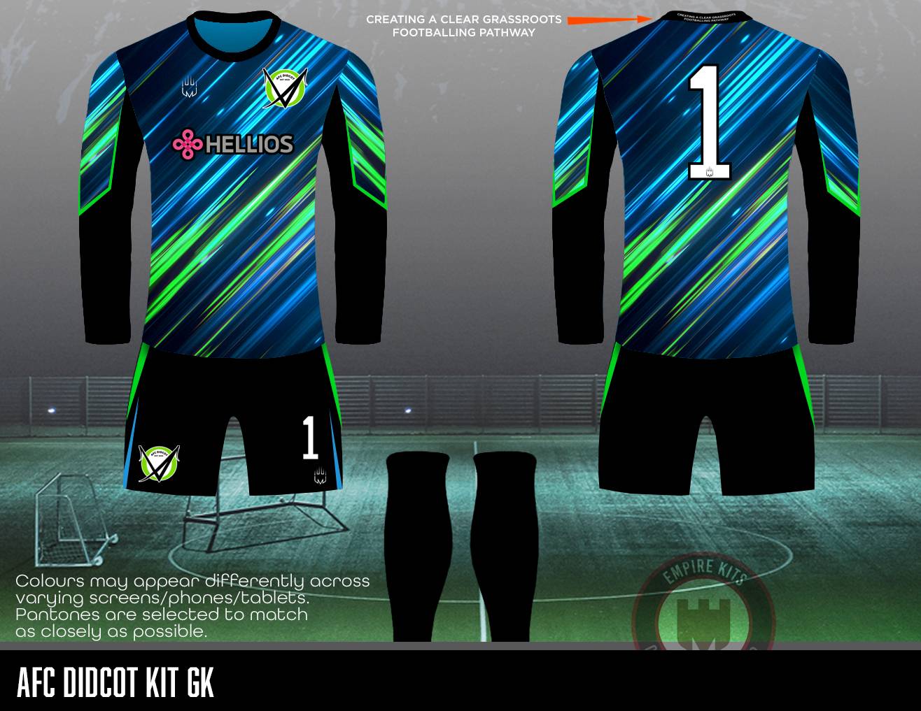 AFC Didcot- REPLACEMENT GK KIT (Hellios Sponsor)