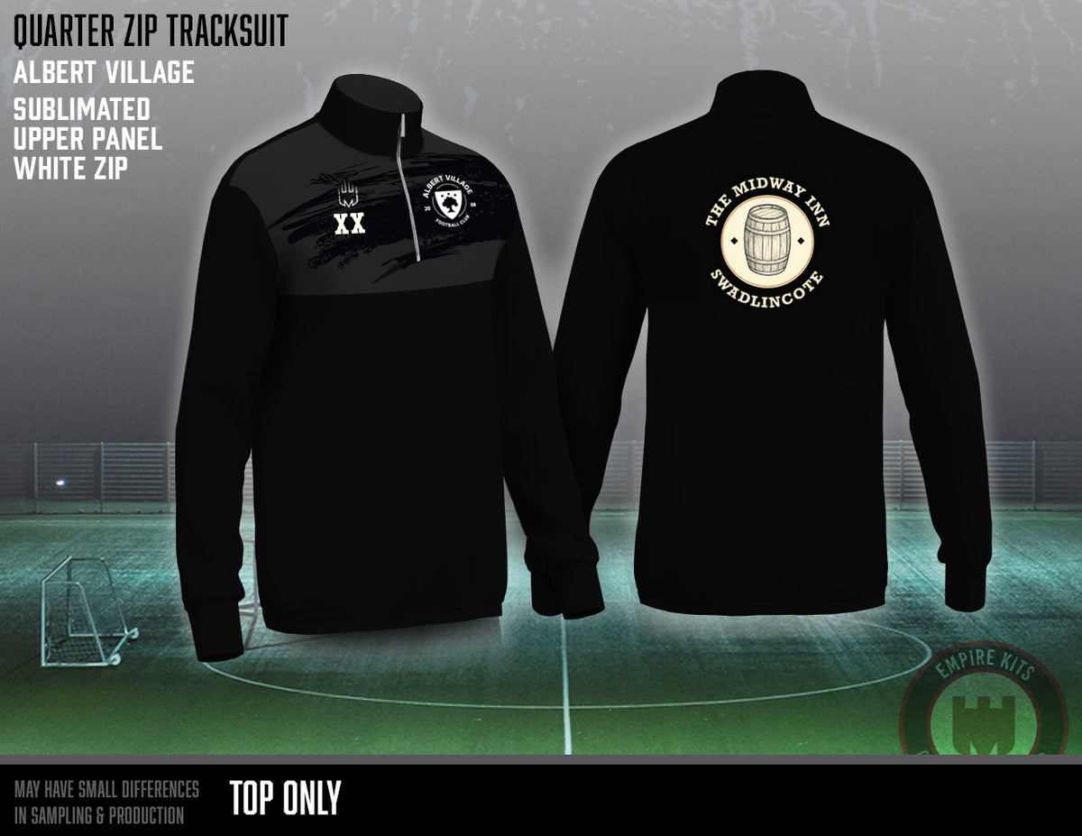 Albert Village FC 1/4 Zip top (The Midway Inn)