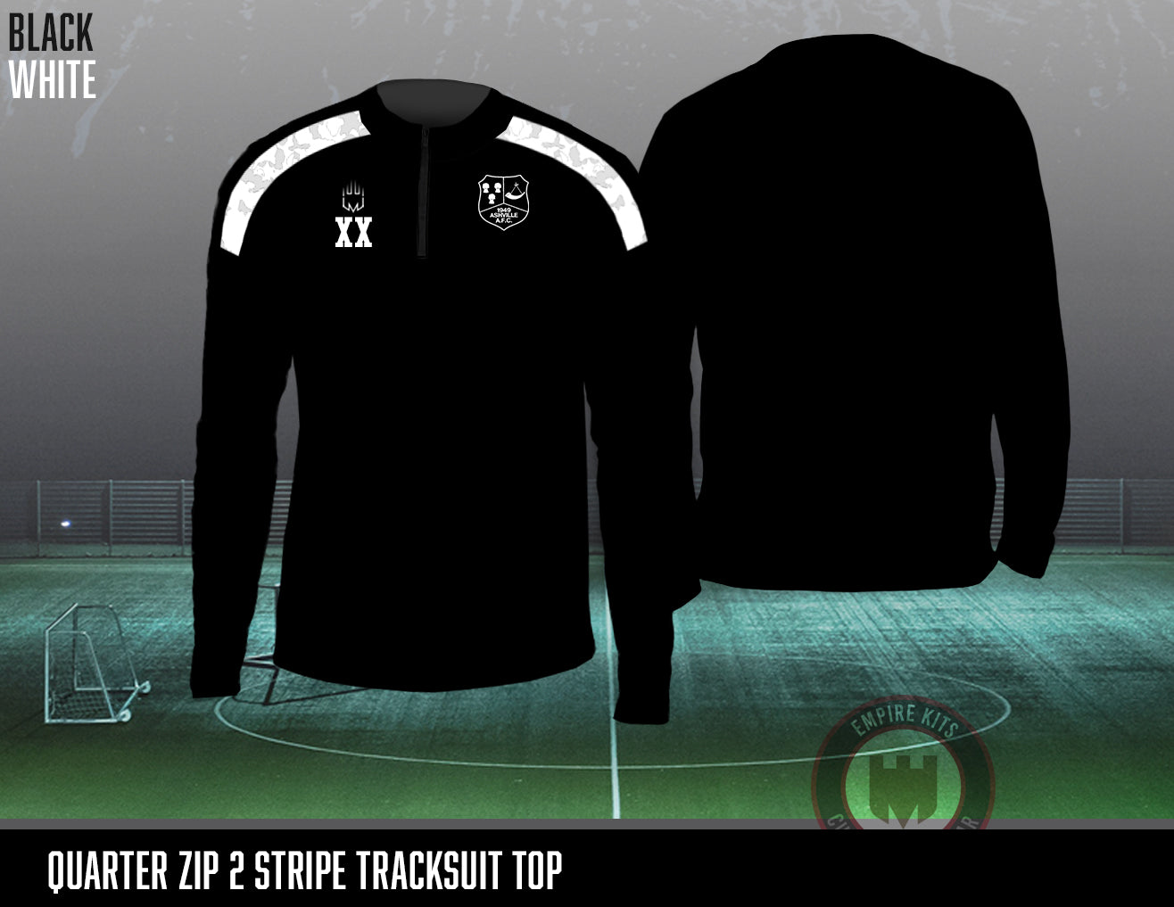 Ashville Football Club 1/4 Zip Tracksuit Top