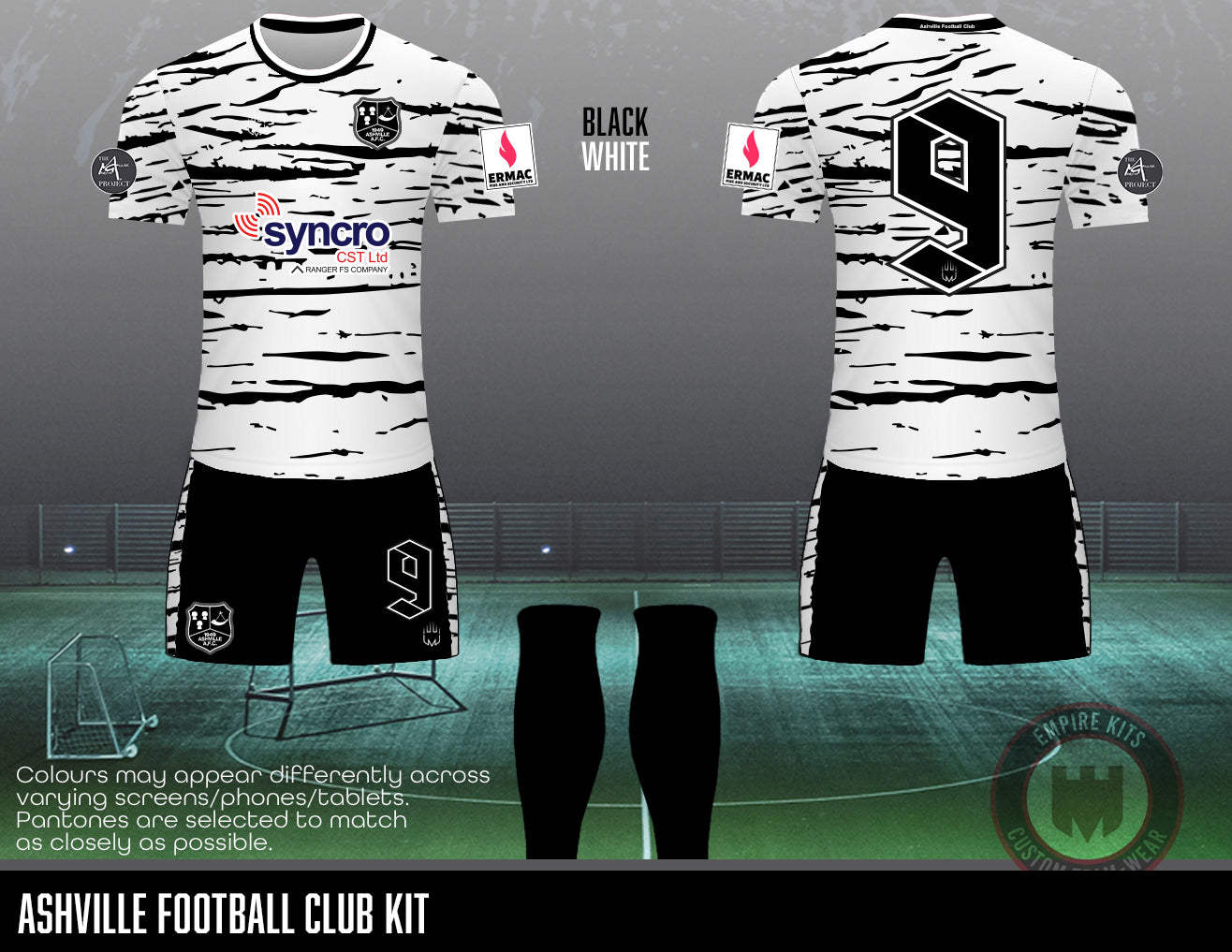 Ashville Football Club - 1st Team home kit Outfield
