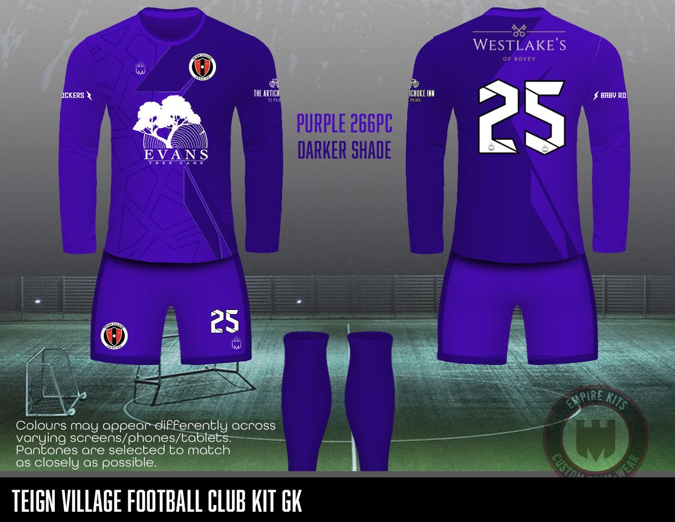 Teign Village Football Club - GK (Long sleeve)
