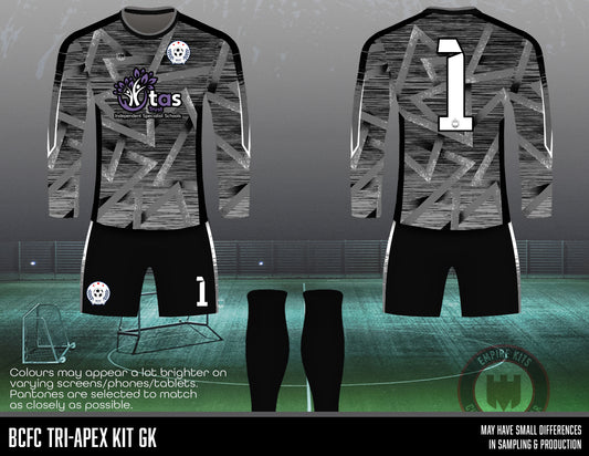 Briercliffe Community FC - REPLACEMENT GK KIT (Grey)