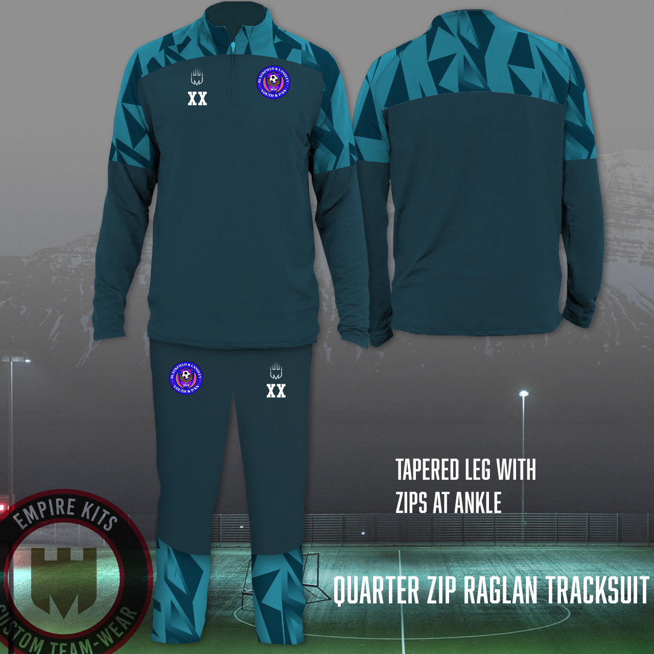 Blackfield & Langley Youth & Pan1/4 Zip Tracksuit (Managers)