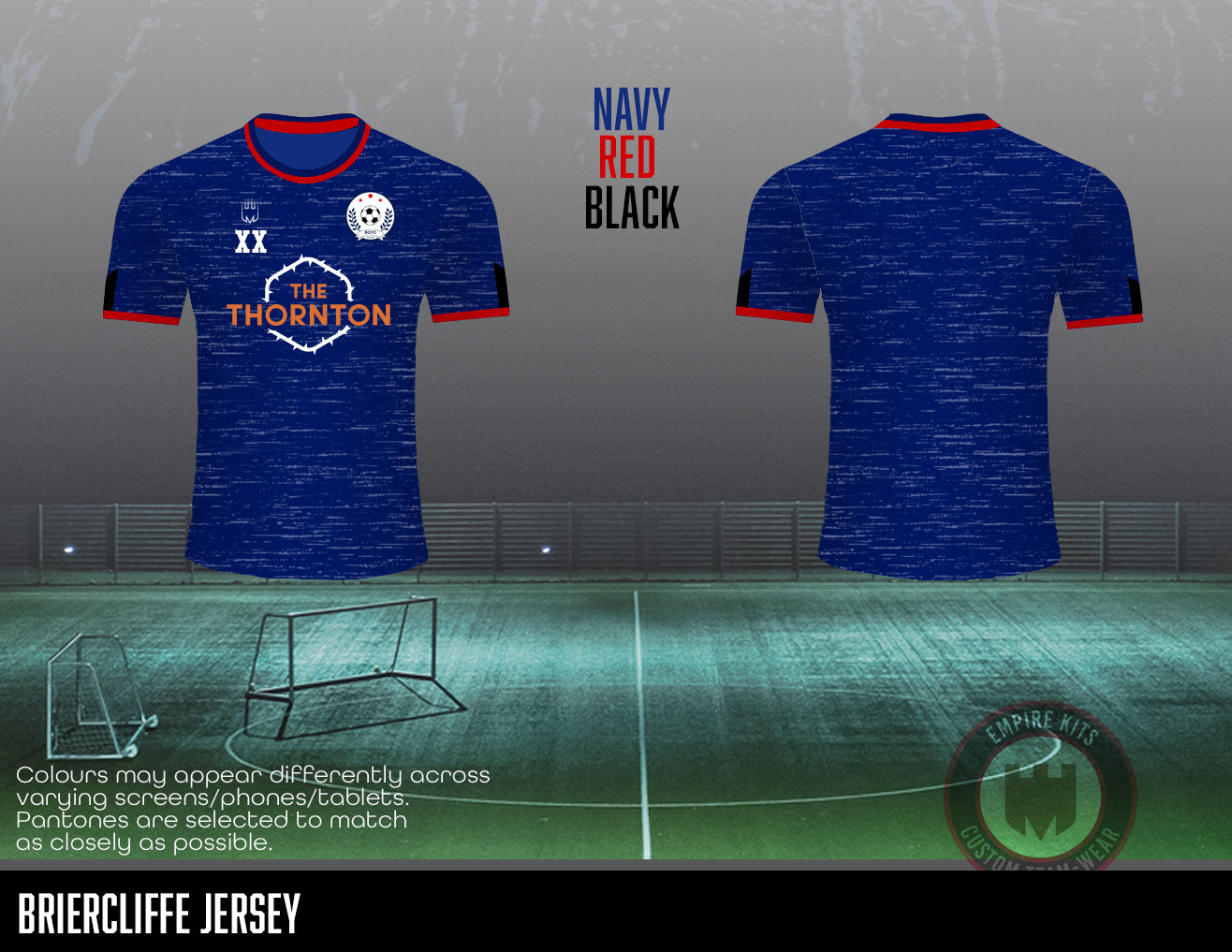 Briercliffe Community FC - Jersey (blue-Thorton)