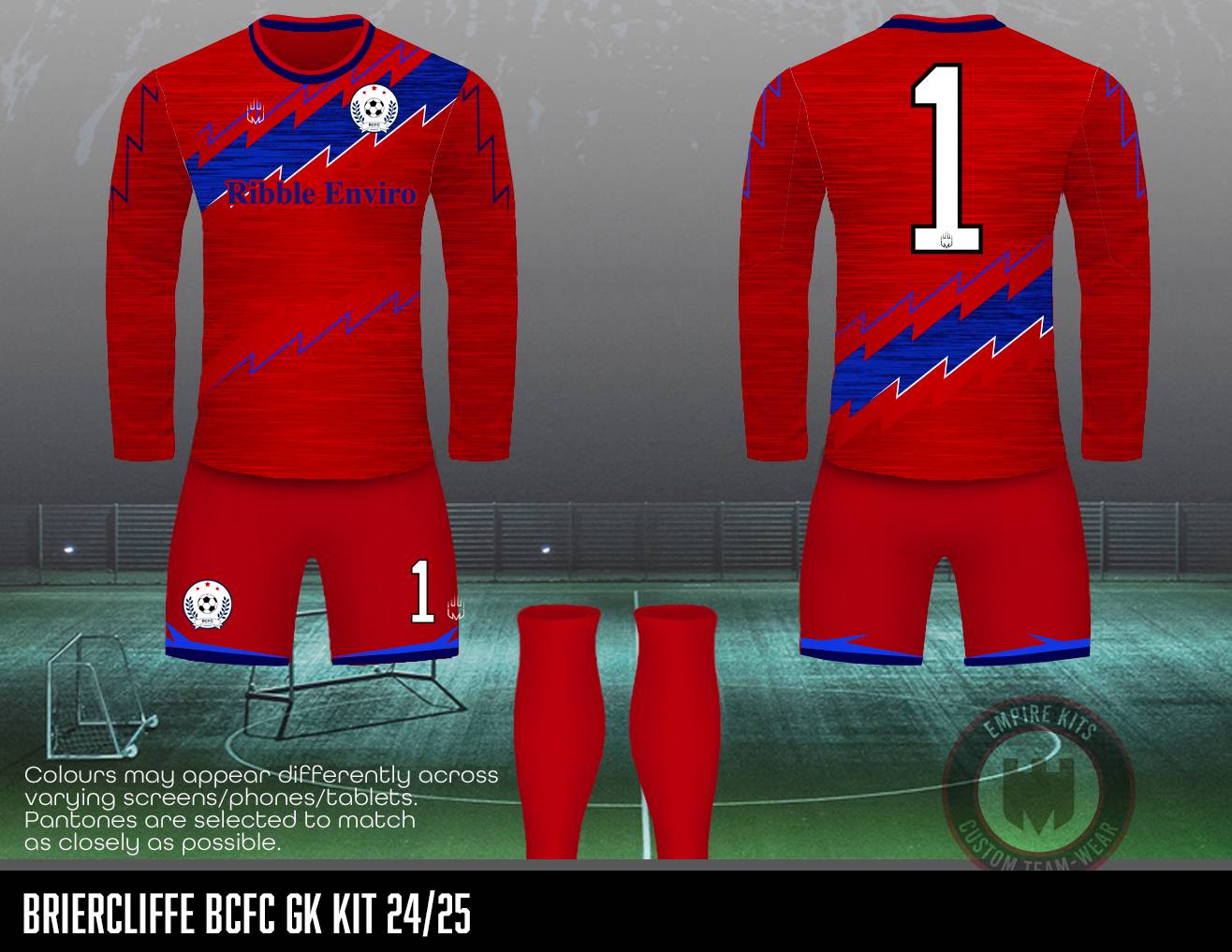 Briercliffe Community FC - REPLACEMENT GK KIT