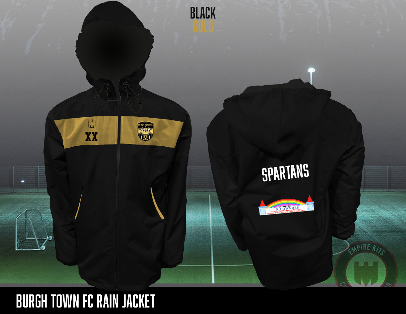 Burgh Town FC Rain Jackets (R.LOWNDES)