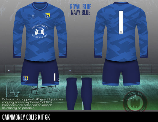 Carnmoney colts - GK Blue