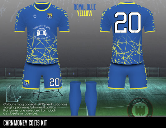 Carnmoney colts - Outfield Blue