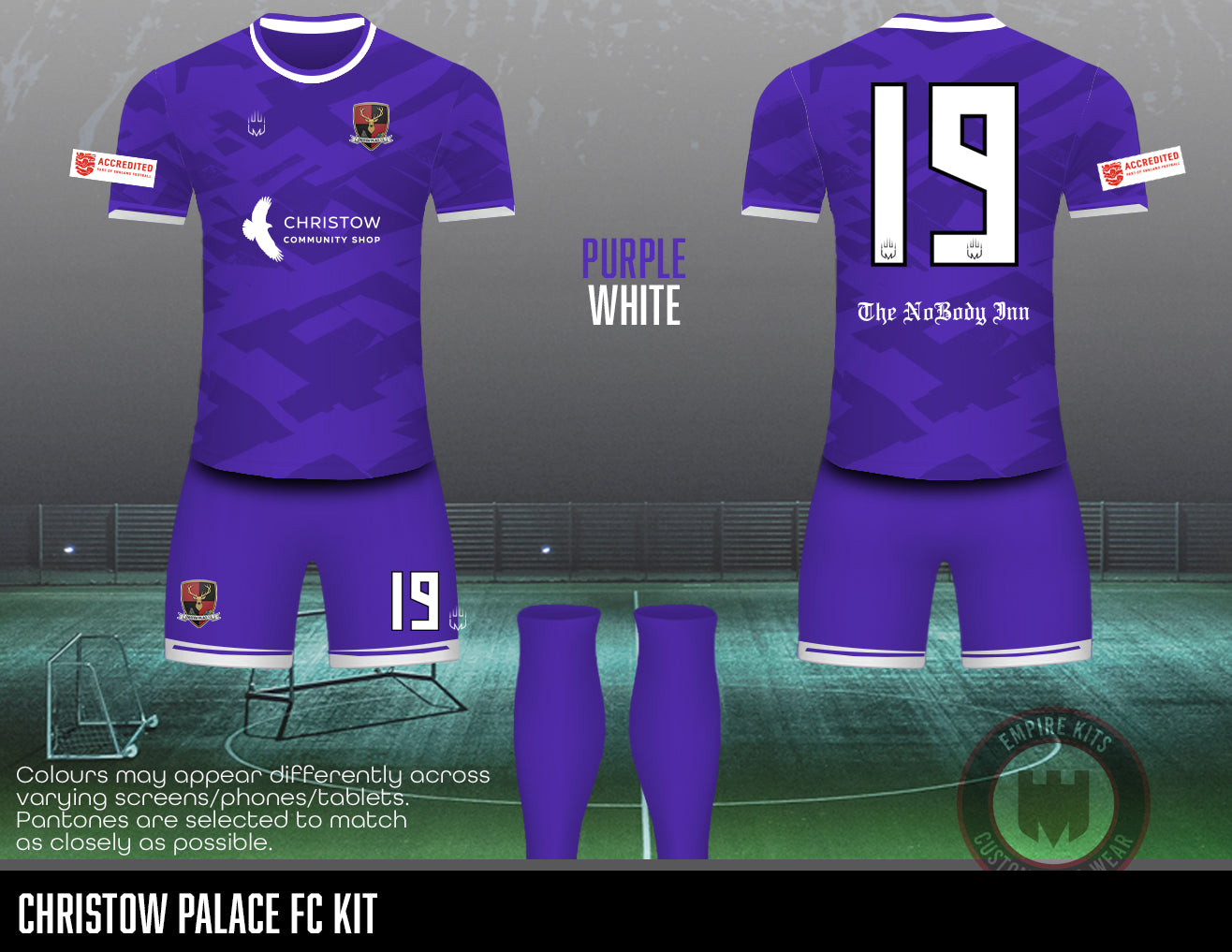 Christow Palace FC - kit (Fabric A)