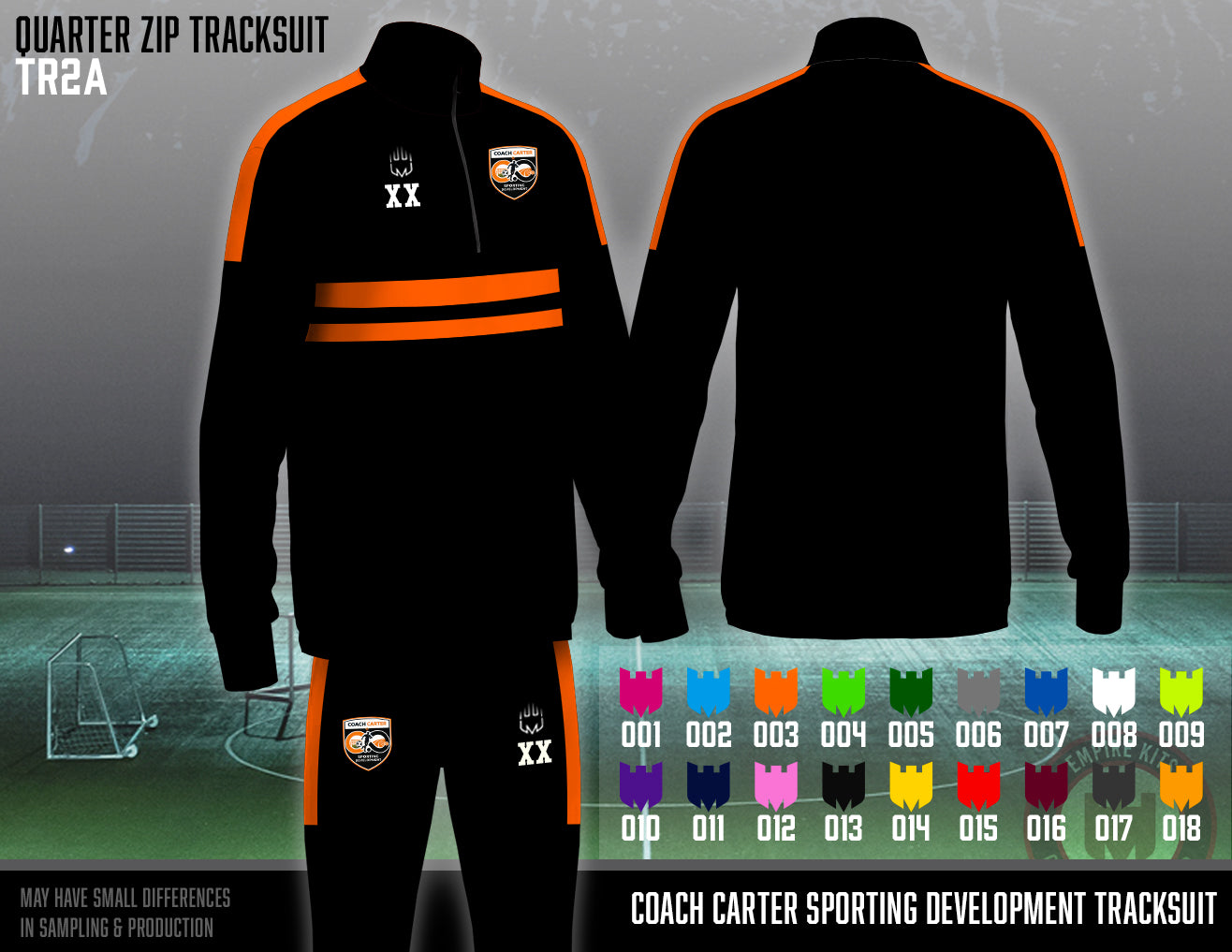 Coach Carter Sporting Development - 1/4 Zip Tracksuit