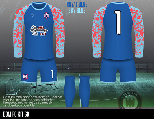 D3M FC - GK Kit (blue)