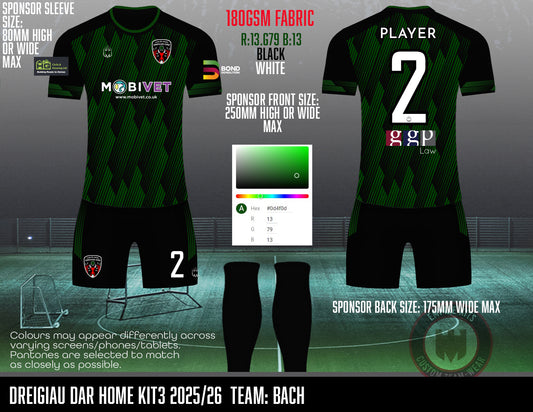 Dreigiau Dar Trust - Outfield kit (Bach)